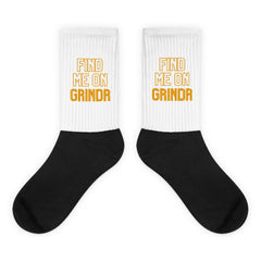Find Me On Grindr Socks