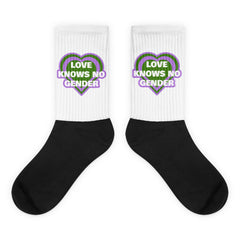 Love Knows No Gender Genderqueer Socks