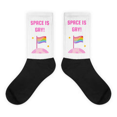 Space Is Gay Socks