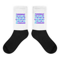 This Is What Genderqueer Looks Like Socks
