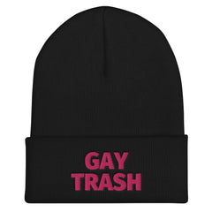 Gay Trash Cuffed Beanie