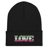 Abrosexual Pride Cuffed Beanie