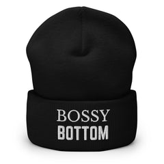 Bossy Bottom Cuffed Beanie