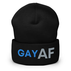 Gay AF Cuffed Beanie