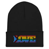 Progress LGBT Love Cuffed Beanie