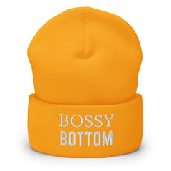 Bossy Bottom Cuffed Beanie