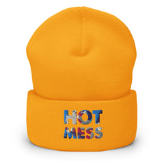 Hot Mess Cuffed Beanie