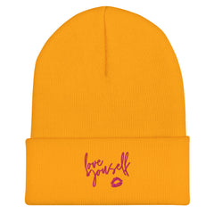 Love Yourself! Cuffed Beanie