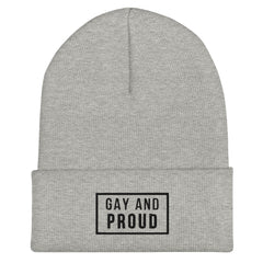 Gay And Proud Cuffed Beanie