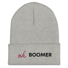 Ok Boomer Cuffed Beanie