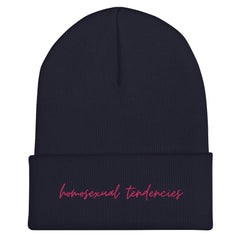 Homosexual Tendencies Cuffed Beanie