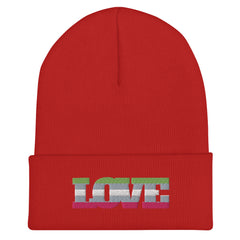 Abrosexual Pride Cuffed Beanie