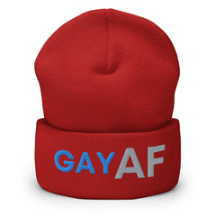 Gay AF Cuffed Beanie