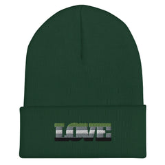 Aromantic Love Cuffed Beanie