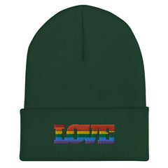 Gay Love Cuffed Beanie