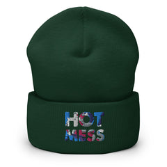 Hot Mess Cuffed Beanie