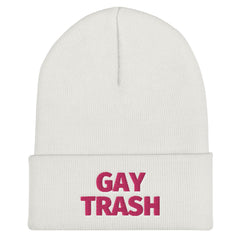 Gay Trash Cuffed Beanie