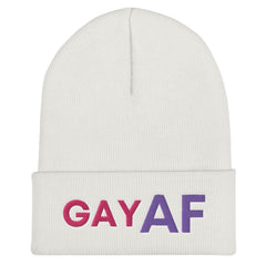 Gay AF Cuffed Beanie