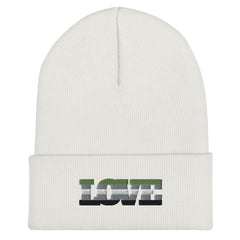 Aromantic Love Cuffed Beanie