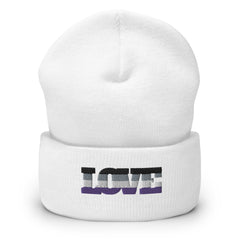 Asexual Love Cuffed Beanie
