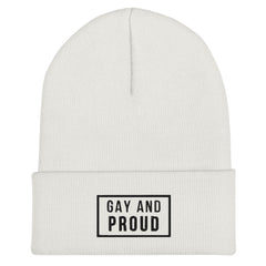 Gay And Proud Cuffed Beanie