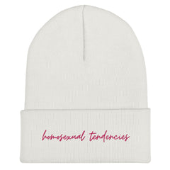 Homosexual Tendencies Cuffed Beanie
