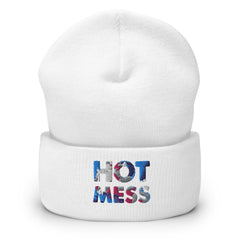 Hot Mess Cuffed Beanie