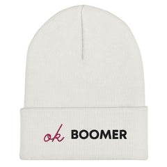 Ok Boomer Cuffed Beanie
