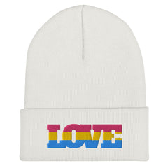 Pansexual Love Cuffed Beanie