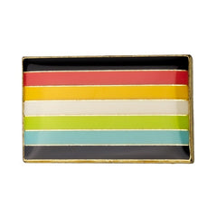 Queer Pride Flag Enamel Pin