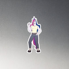 Bisexual Unicorn Magnet
