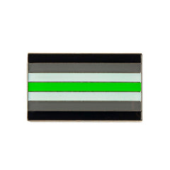 Agender Pride Flag Enamel Pin