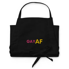 Gay AF Embroidered Apron