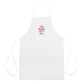 The Shade Of It All Embroidered Apron