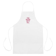 The Shade Of It All Embroidered Apron