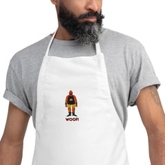 Woof! Gay Bear Embroidered Apron