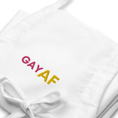 Gay AF Embroidered Apron