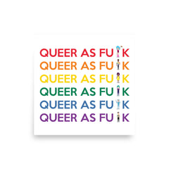 Queer As Fu#k Poster