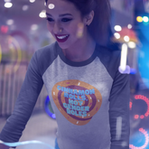 Cinnamon Rolls Not Gender Roles 3/4 Sleeve Raglan Shirt