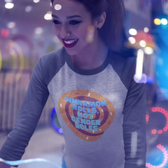 Cinnamon Rolls Not Gender Roles 3/4 Sleeve Raglan Shirt