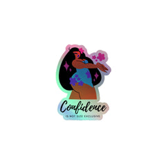 Body Confidence Holographic Stickers