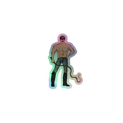 Dominant Daddy Holographic Stickers