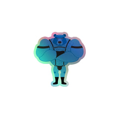 Fetish Gay Bear Holographic Stickers