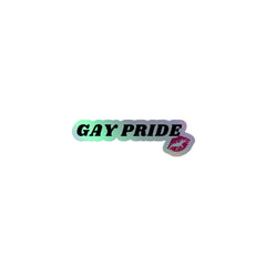 Gay Pride Holographic Stickers
