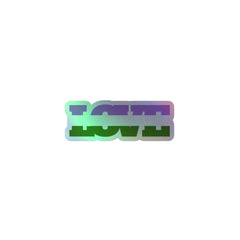 Genderqueer Love Holographic Stickers