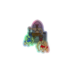 Pup Play Holographic Stickers
