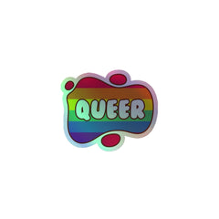 Queer Holographic Stickers