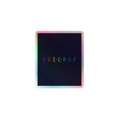 Queer AF Holographic Stickers