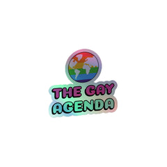 The Gay Agenda Holographic Stickers