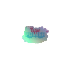 Trans Power Holographic Stickers